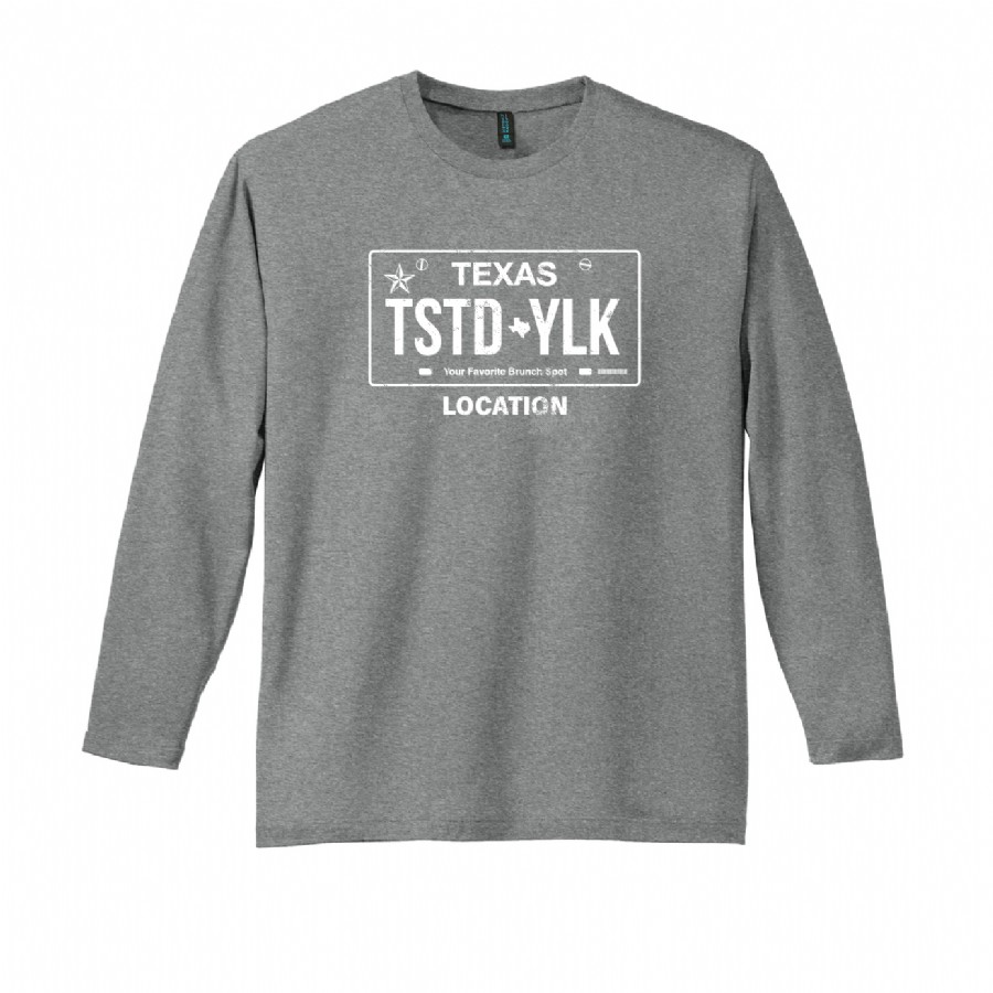 Toasted License Plate T-Shirt - Long Sleeve