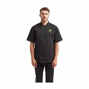 Artisan Collection Unisex Short-Sleeve Recycled Chef's Coat